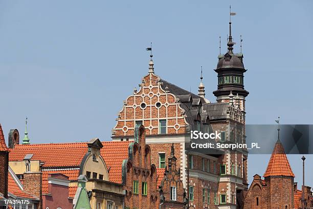 Gdańsk Stare Miastopolska - zdjęcia stockowe i więcej obrazów Architektura - Architektura, Cegła, Cięcie w linii środkowej