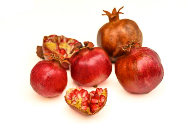fresh pomegranates food photography studio light 11