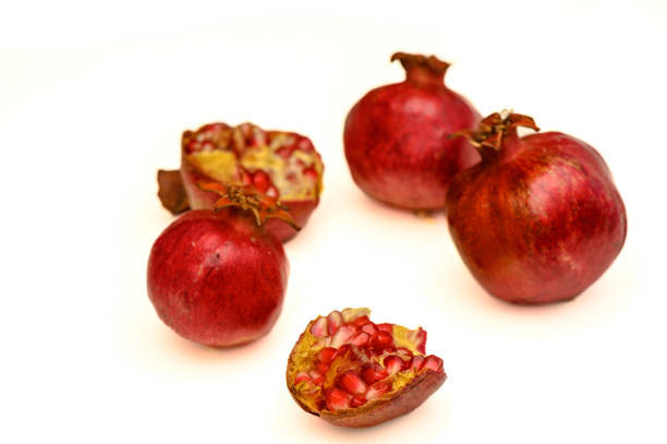 fresh pomegranates food photography studio light 12