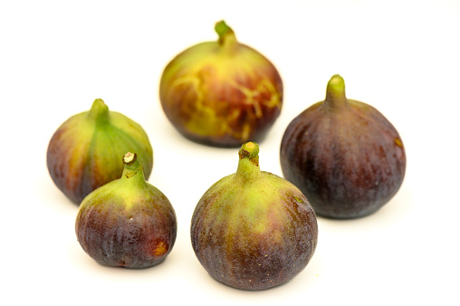 bunch of figs on white background 5