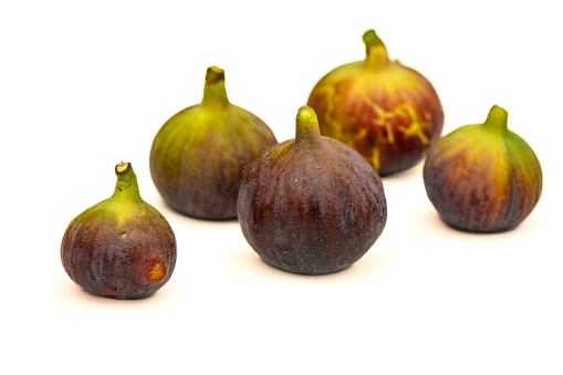bunch of figs on white background 2