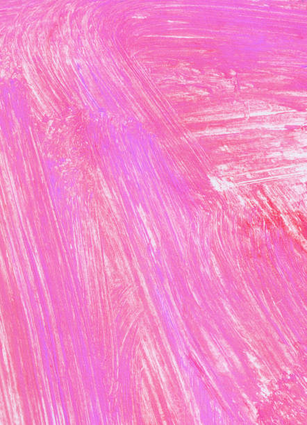 pink paint texture and loose brush strokes on paper background
