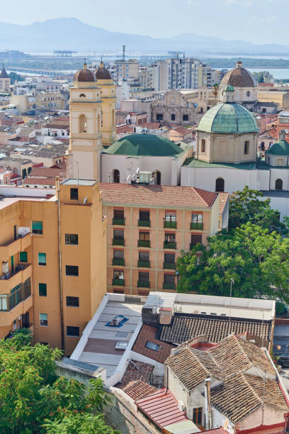 cagliari panorama - cagliari zdjęcia i obrazy z banku zdjęć