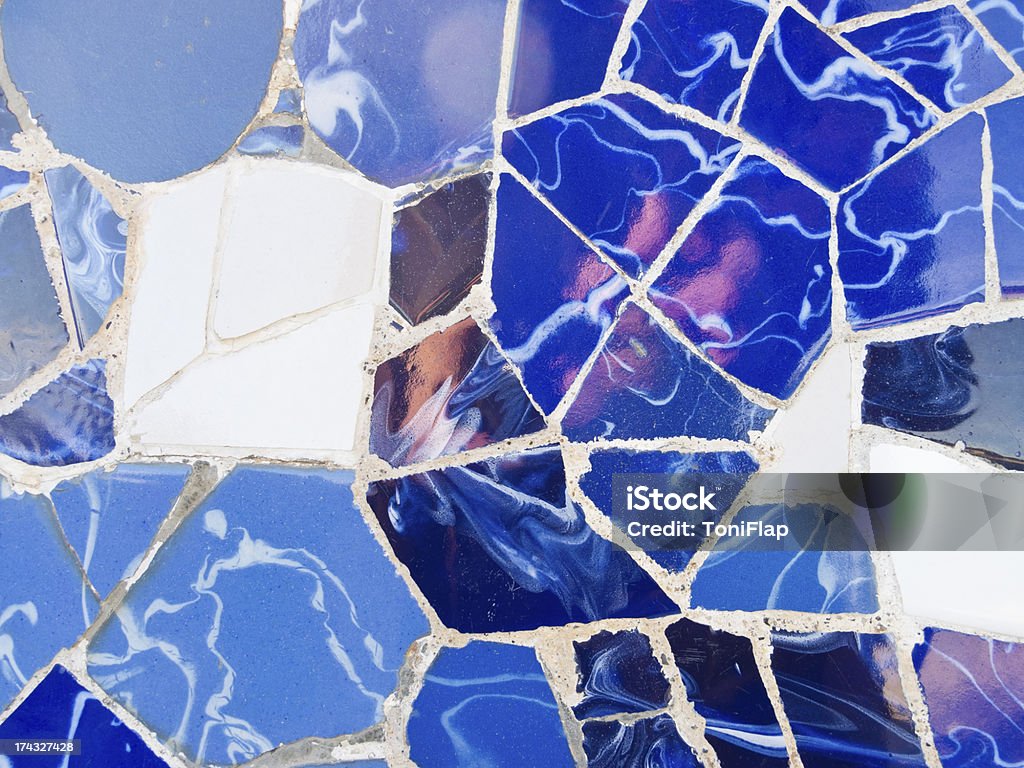 Hintergrund von Antonio Gaudi Mosaiken - Lizenzfrei Antonio Gaudi Stock-Foto