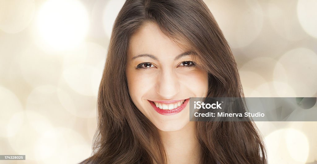 Close-up woman portrait Close-up portrait of a beautiful woman Adult Stock Photo