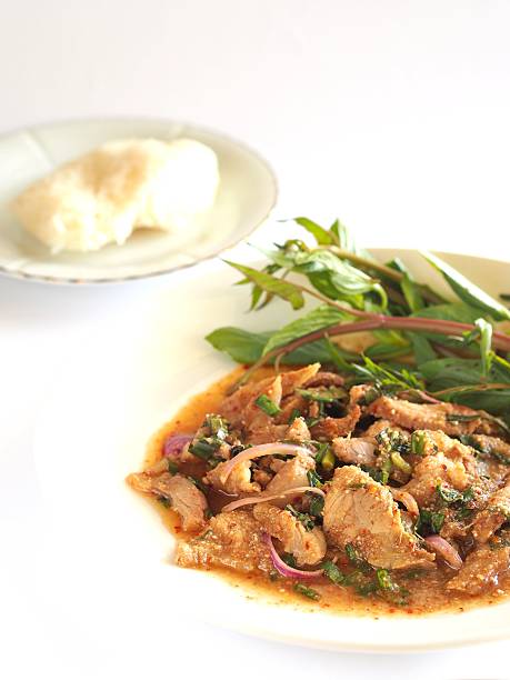 istock Thai spicy pork salad 174331804