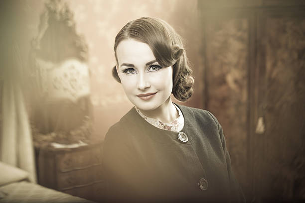 istock Vintage woman portrait 174332198