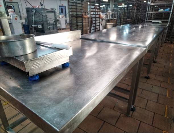 istock Industrial bakery and pastry production area 1743330602
