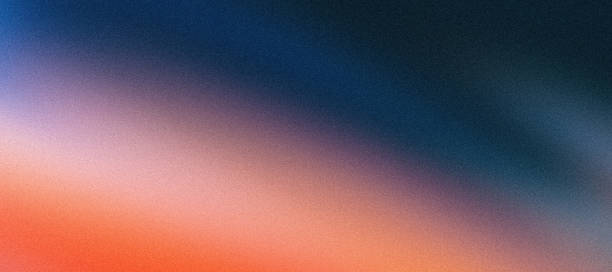 istock Abstract retro grainy noise texture background purple blue orange color gradient banner backdrop design 1743343109