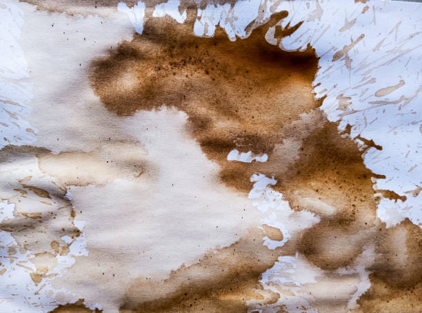 istock Abstract brown coffee grunge background. 1743350402