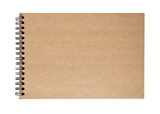 istock spiral craft paper notebook isolated on white background 1743364140