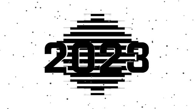 Text 2023-2024 New Year Animation