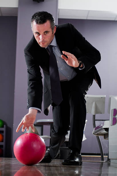 istock Businessman Bowling Series 174337161