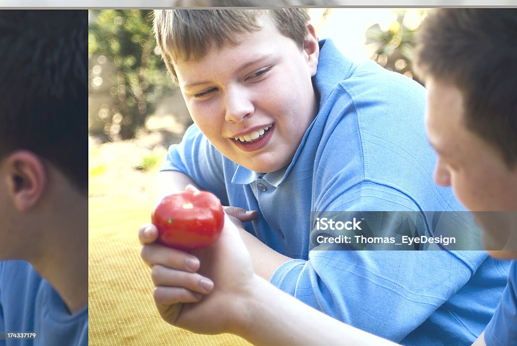 Kindheit gesunde Ernährung - Lizenzfrei Dick Stock-Foto