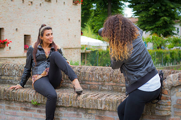 istock Female Photographer and model 174343584