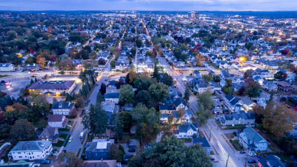 istock Urban Nightfall Manchester, New Hampshire 2 1743446574