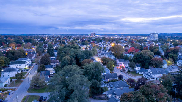 Urban Nightfall Manchester, New Hampshire 5