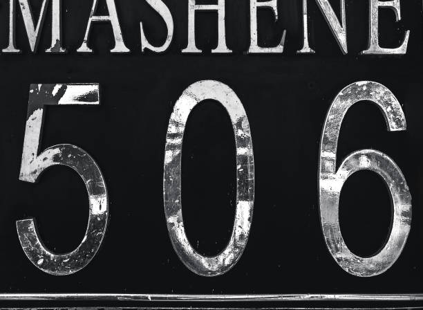 old tin house address number 5 0 6