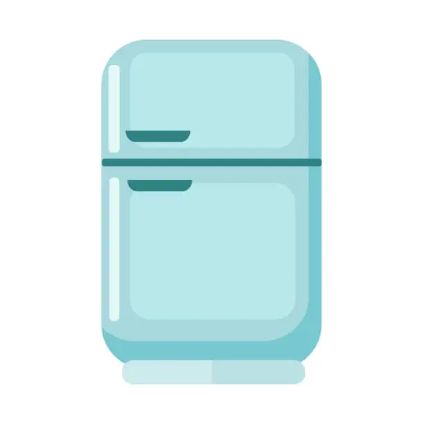 Vector illustration of Refrigerator icon clipart avatar logotype isolated vector illustration