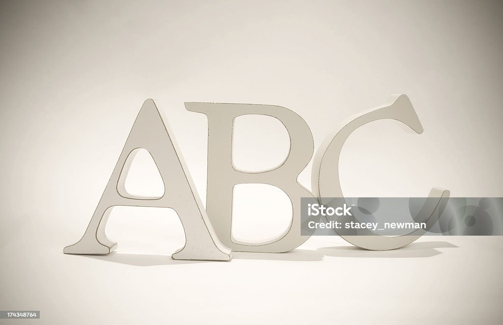 Alphabet - Lizenzfrei Alphabet Stock-Foto
