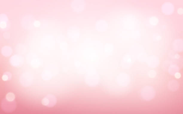 istock Pastel Valentine bokeh background with shining stars. Pink Valentine. Sparkling stardust. Holographic gradient Valentine. stock illustration 1743491762