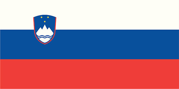 Flag of Slovenia vector art illustration