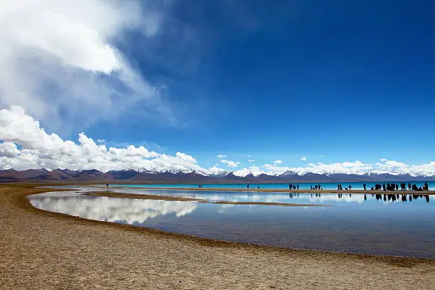 Lake Namtso in Tibet