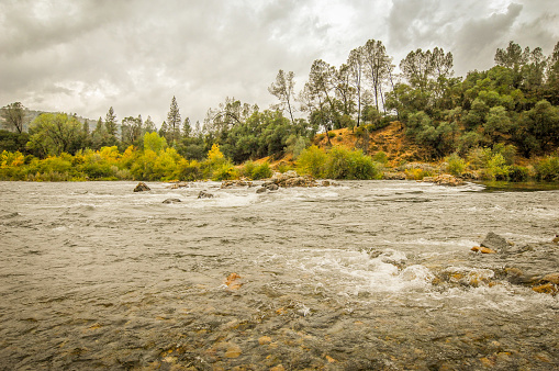 Looking out across the American River,during the Autumn season. it is hard to imagine that this was once the sight of the California gold rush. One can only wonder if the 1849 miners noticed the natural beauty surrounding them.