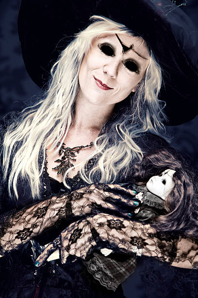 istock Ghostly Dead Girl with Creepy Doll 174353385