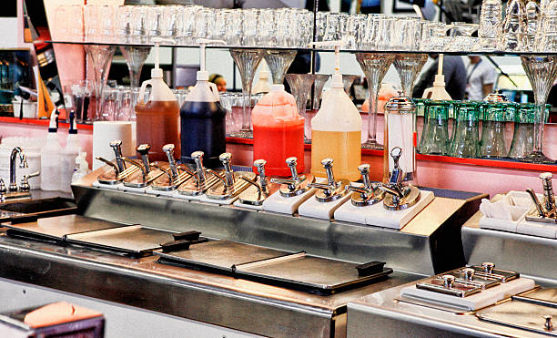 Retro 50's Soda Shop Bar