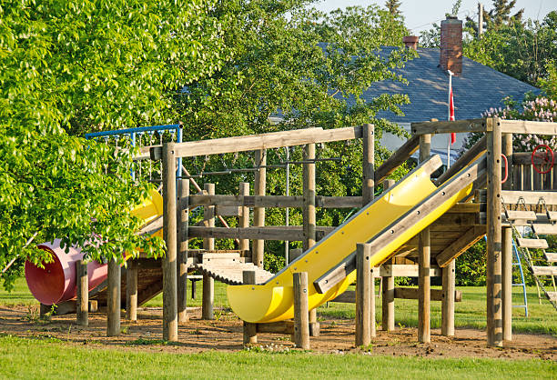 istock Wood Playground Equipment 174354302