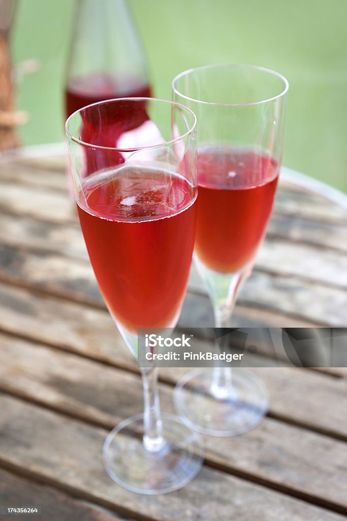 Rosa Champagner - Lizenzfrei Alkoholisches Getränk Stock-Foto