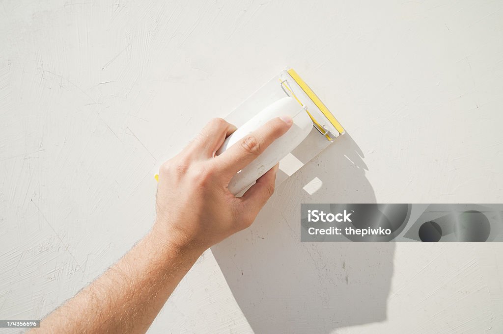 Renovación de pared - Foto de stock de Blanco - Color libre de derechos