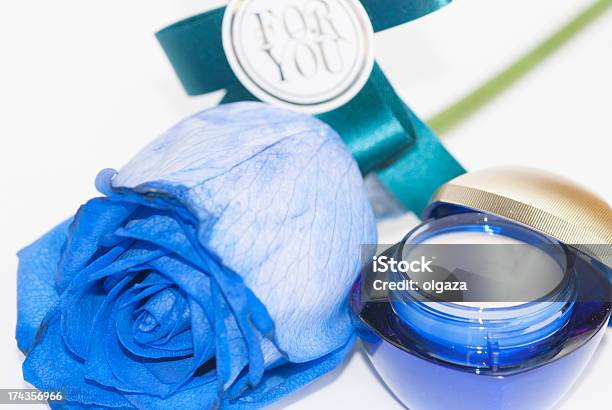 Blue Gift Stock Photo - Download Image Now - Beauty Treatment, Blue, Horizontal