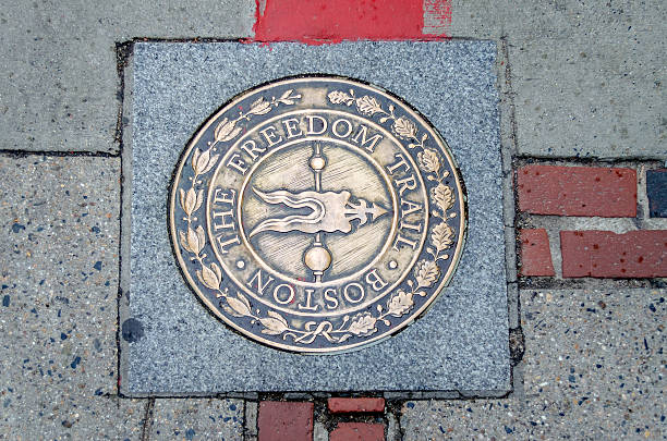 istock The Freedom Trail Sign 174357378