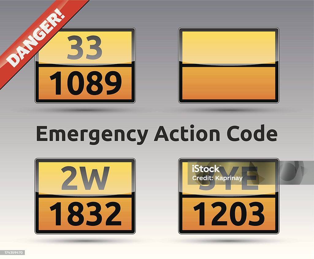 Emergency Action Code Stock Illustration - Download Image Now ...