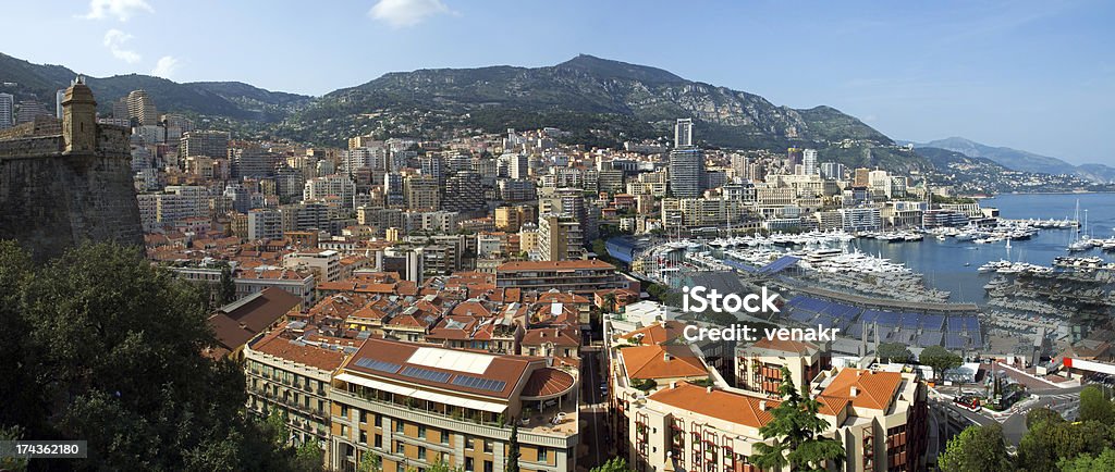 panorama de Monte Carlo, Mónaco - Foto de stock de Agua libre de derechos