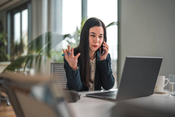 istock Confident Asian Female Manager In A Meeting 1743625074