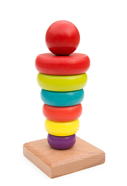 istock wooden pyramid for children with clipping path 174364490