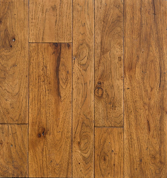 istock Rustic Hickory Nut Brown Hardwood Flooring Background 174364745