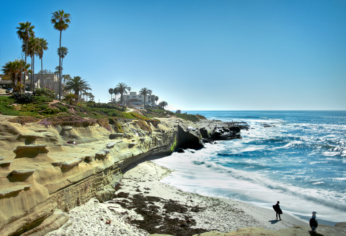 La Jolla Shores Coastline, San Diego California USA