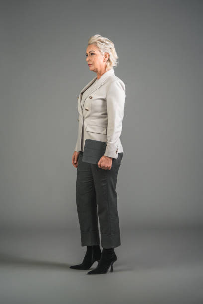 istock Handsome Mature White Female Blue Collar Worker 1743649923