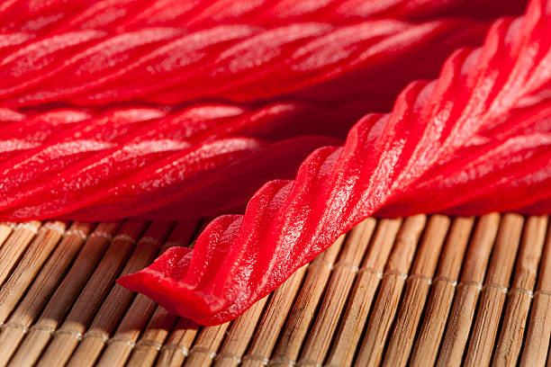 Bright Red Licorice Candy Stock Photo - Download Image Now - Candy