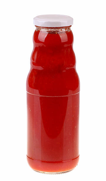istock Glass jar of hot tomato sauce 174365744