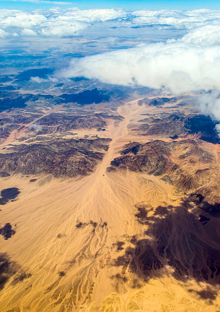 istock View from the window of an airplane flying 174367490