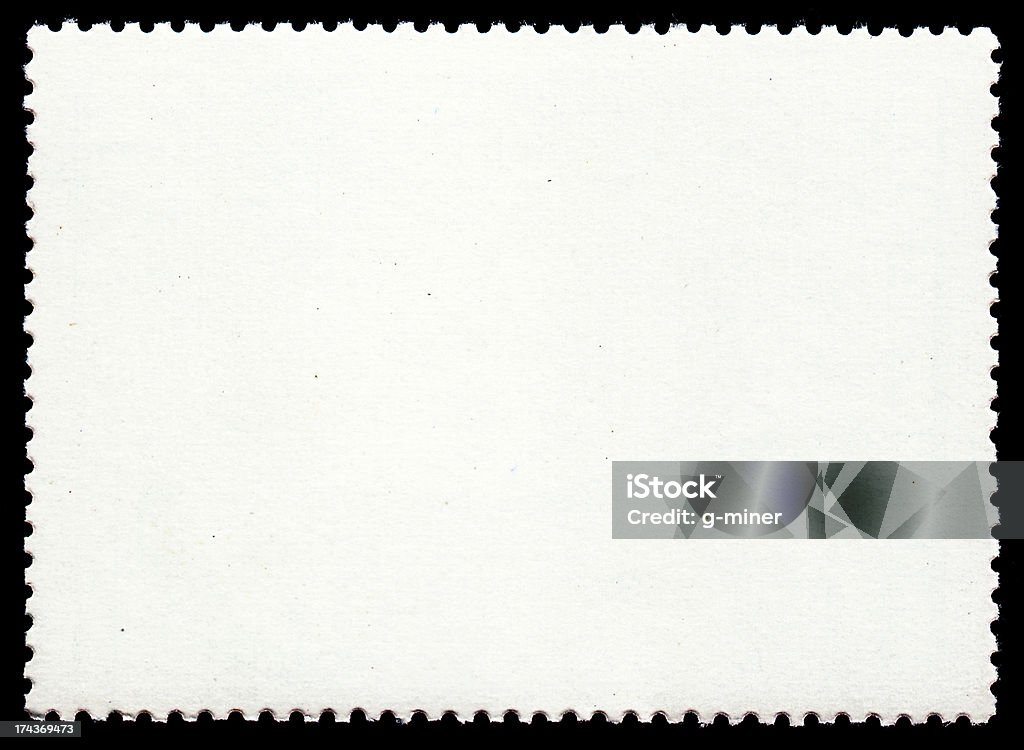 Leere Briefmarke - Lizenzfrei Postkarte Stock-Foto