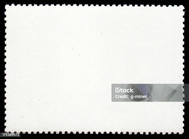 Leere Briefmarke Stockfoto und mehr Bilder von Postkarte - Postkarte, Struktureffekt, Texturiert