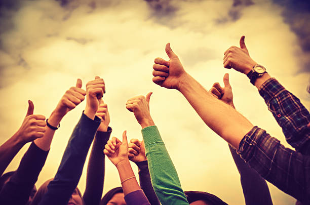 istock Multiracial adult - thumbs up 174369568