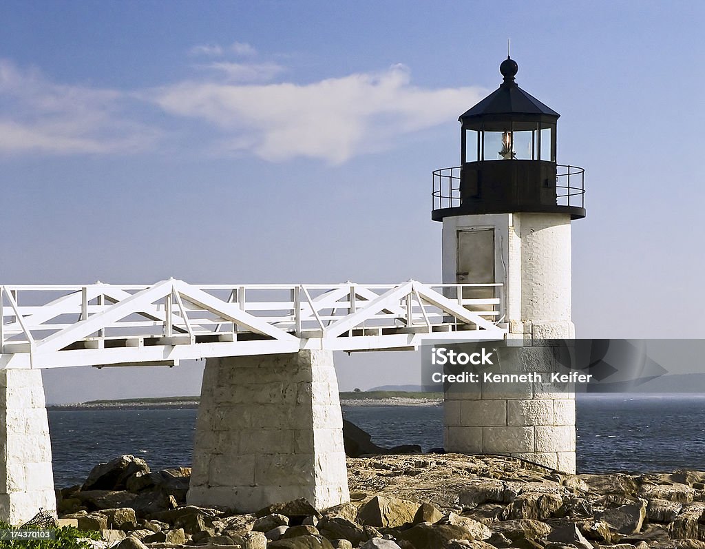 Marshal Point Lighthouse - Foto de stock de Assistência royalty-free