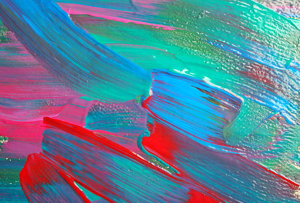 istock Abstract art backgrounds. Hand-painted background. SELF MADE. 174370499